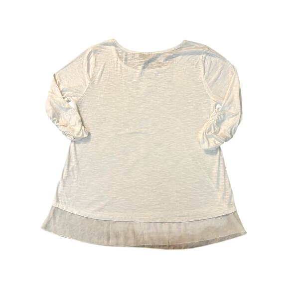 Style & Co. White Scoop Neck Blouse Womens Size M NWT - Picture 7 of 7